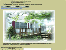 Tablet Screenshot of mimosa-cottage.com